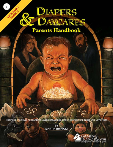 Diapers & Daycares RPG: Parents Handbook (Your Basic Parody) - Game Nerdz