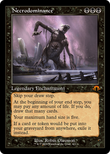 Necrodominance (MH3-411) - Modern Horizons 3 Foil - Game Nerdz