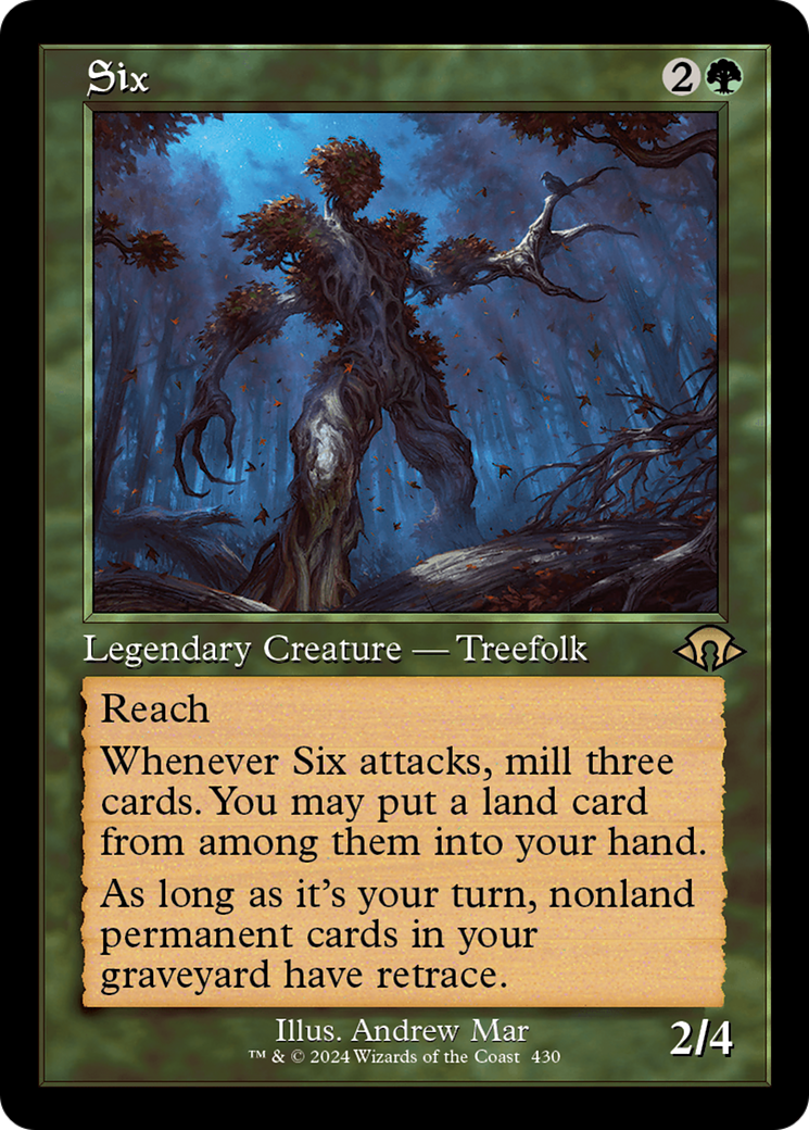 m9818 MH3 370 foil 六番/Six Six (MH3-370) - Modern Horizons 3 (Borderless) Foil - Game Nerdz