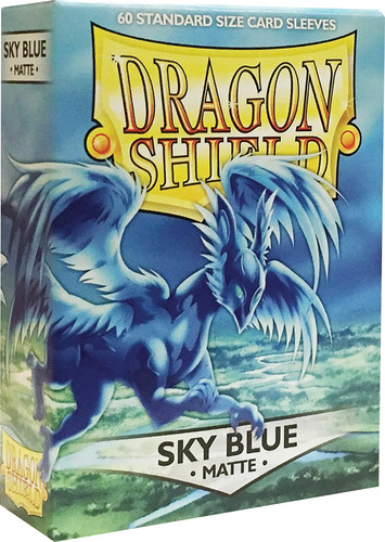 Dragon Shield Matte Sky Blue Standard Size Card Sleeves (60ct) - Game Nerdz