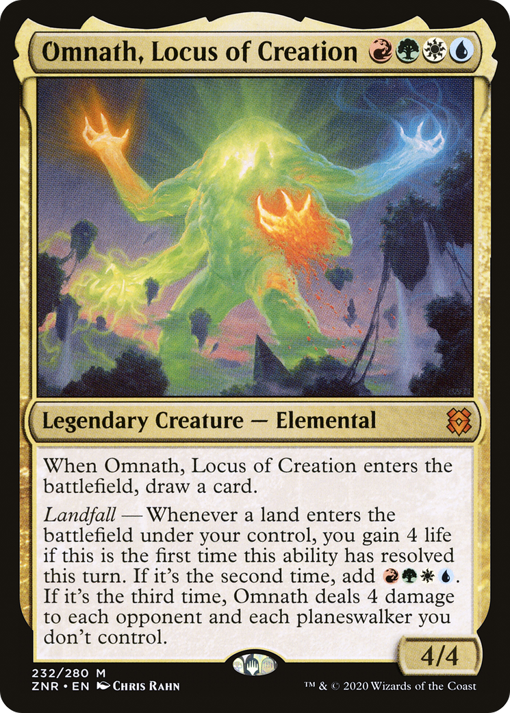 創造の座、オムナス/Omnath, Locus of Creation Foil 創造の座、オムナス (Omnath, Locus of Creation) · Zendikar