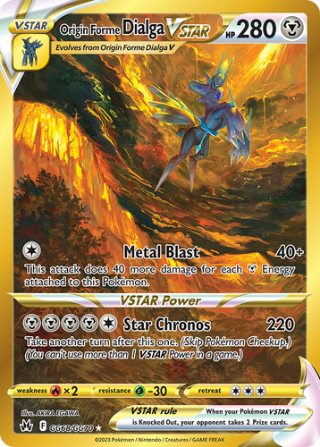 Origin Forme Dialga VSTAR GG68/70 - Crown Zenith Galarian Gallery