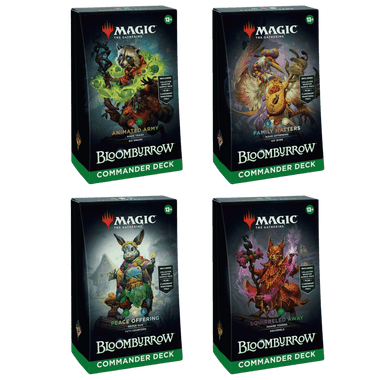Magic: The Gathering - Bloomburrow - Commander Deck (Set of 4) - Game Nerdz Magic: The Gathering - Bloomburrow - Commander Deck (Set of 4) - Game Nerdz
