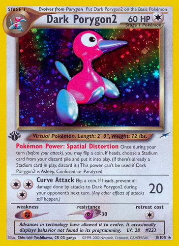 porygon2 pokemon card (49/102) More than a dozen new Pokemon ex Porygon2 Pokemon Cards Price Guide