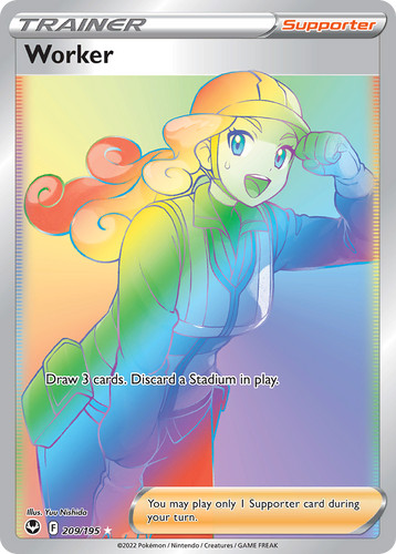 rainbow brandon pokemon card price Cynthia's Ambition - 178/172 Brilliant Stars - Secret Rare Draw a card for each Benched Pokmon (both yours and your opponents) Brandon #151 Prices | Pokemon