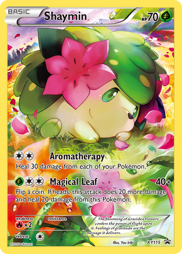Shaymin XY115/211 - XY Black Star Promos Holofoil (LP) - Game Nerdz