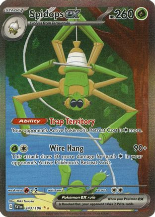 Spidops ex - 243/198 243 - SV01 Scarlet Violet Base Set Holofoil