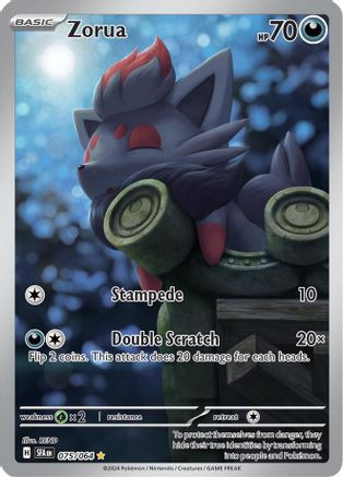 Zorua 75 - SV Shrouded Fable Holofoil - Game Nerdz