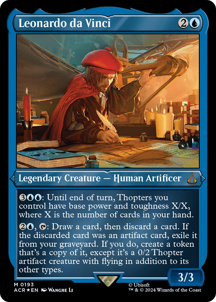 mtg foil etched cards Aminatou's Augury (Foil Etched) [Commander Masters] Whether you want to play these cards or just stare at them forever Leonardo da Vinci (ACR-193) -