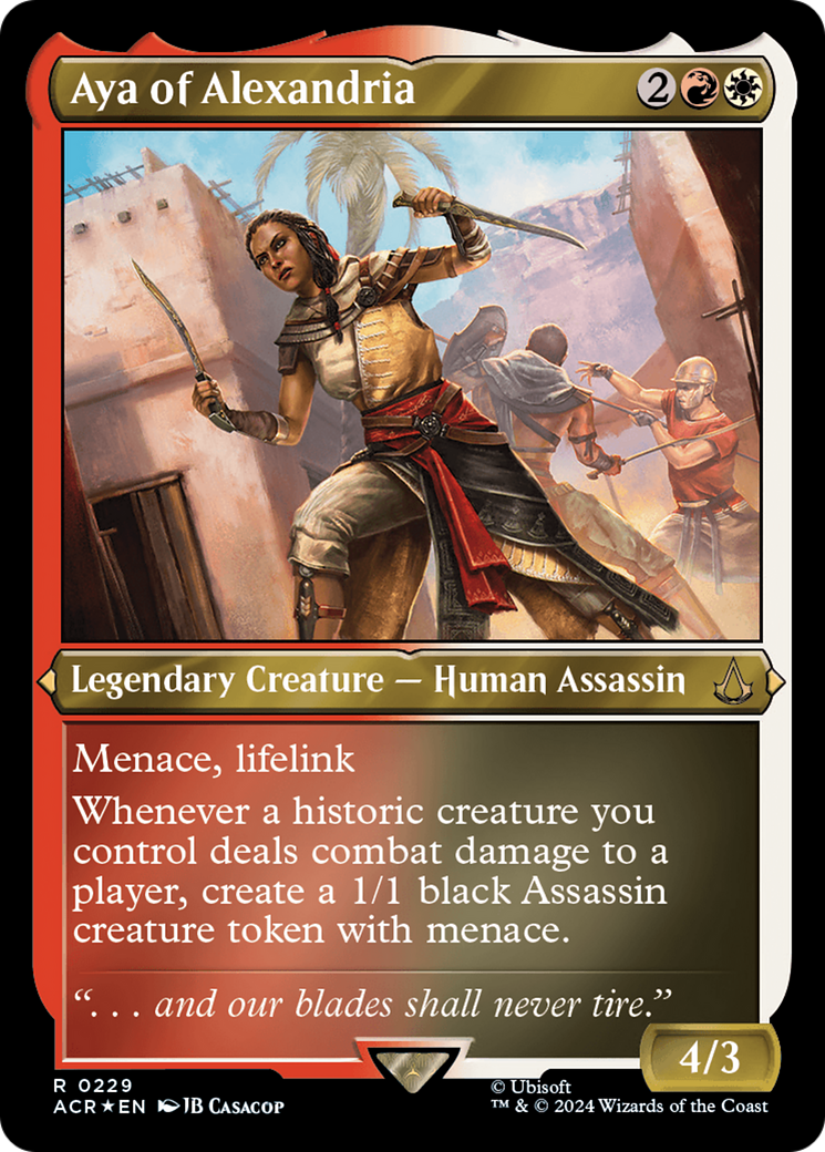 arno dorian mtg card | Universes Beyond: Assassin's Creed Foil Turn it face up any time for its disguise cost.) The Creed is a warning Arno Dorian [Foil] #139 Prices