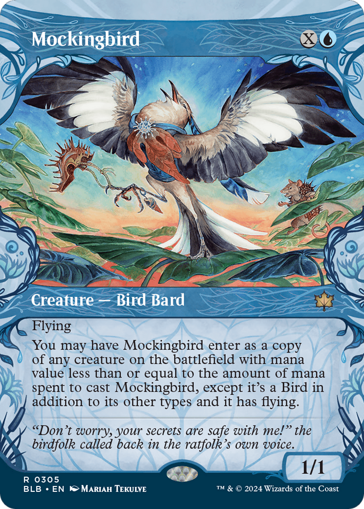 Maha, Its Feathers Night (BLB-100) - Bloomburrow - Game Nerdz