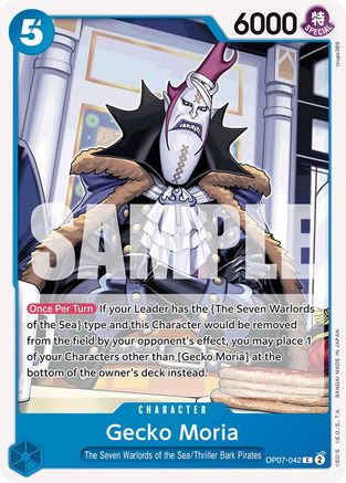 Gecko Mario Gecko Moria (042) (OP07-042) 500 Years in the Future - Game Nerdz
