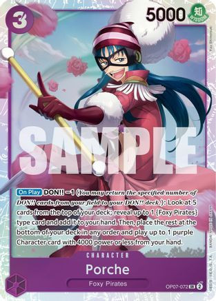 Porche (OP07-072) 500 Years in the Future Foil - Game Nerdz