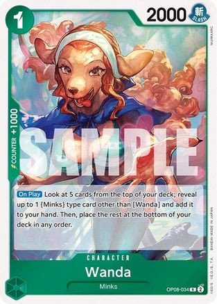 Wanda (OP08-034) Two Legends Foil - Game Nerdz