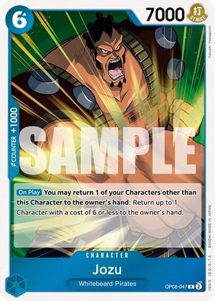 Jozu (OP08-047) Two Legends Foil - Game Nerdz