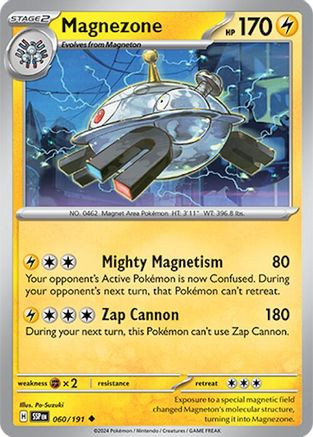 Magnezone 60 - SV08 Surging Sparks - Game Nerdz
