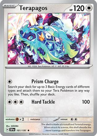 Terapagos 161 - SV08 Surging Sparks Holofoil - Game Nerdz