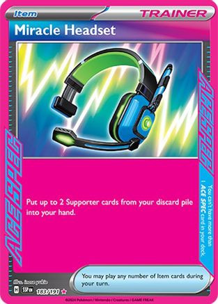 Miracle Headset 183 - SV08 Surging Sparks Holofoil - Game Nerdz