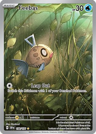 Feebas - 198/191 198 - SV08 Surging Sparks Holofoil Moderately Played