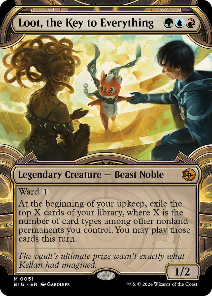 big mtg cards Grand Abolisher [Outlaws of Thunder Junction: The Score] Draw two cards and create two Treasure tokens. A Survey of Magic's Oversized