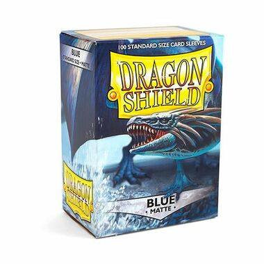 Dragon Shield Matte Blue Standard Size Card Sleeves 100ct