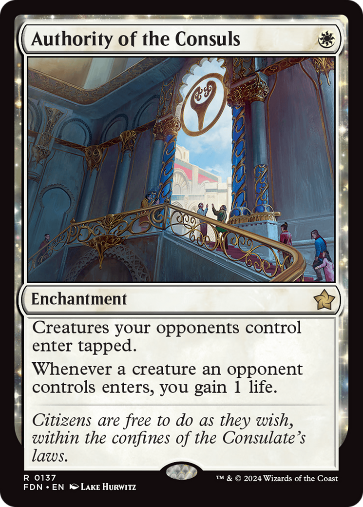 Authority of the Consuls (FDN-137) - Foundations - Game Nerdz