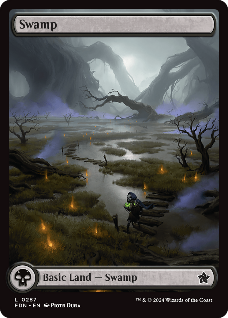 MTG SLP 0033 沼 / Swamp Foil Magic Con B Swamp (0033) (SLP