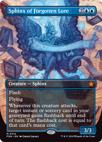 Sphinx of Forgotten Lore (FDN-314) - Foundations (Borderless
