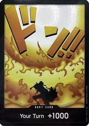don cards one piece card game DON!! Card (Black and Gold) [OP-PR main image 0