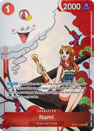 nami★ OP02-036] Nami SR〈Parallel〉