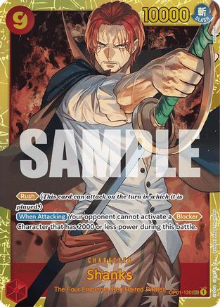 Shanks (Reprint) (OP06-007) Premium Booster -The Best- Vol. 2 Foil