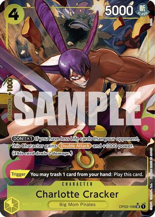 Charlotte Cracker (Alternate Art) (OP03-108) Premium Booster -The