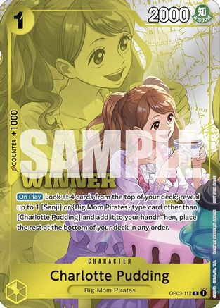 one piece tcg charlotte pudding deck PSA 10 - - and place it at the top or bottom of the Life cards. OP03-112_p4 Charlotte Pudding One Piece