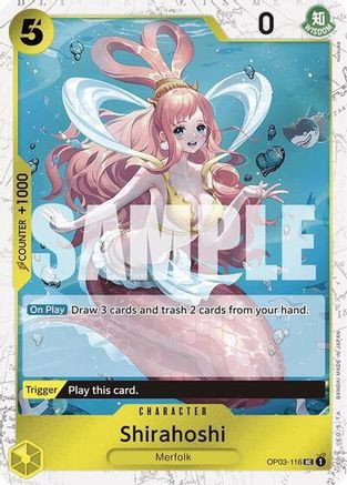 shirahoshi one piece tcg deck Shirahoshi (OP03-116) (Jolly Roger Foil) (OP03-116) Premium Booster -The  Best- Foil