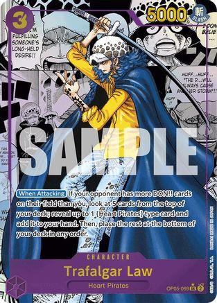 Trafalgar Law (OP05-069) (Manga) (OP05-069) Premium Booster -The