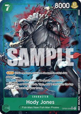 Hody Jones (Alternate Art) (OP06-035) Premium Booster -The Best