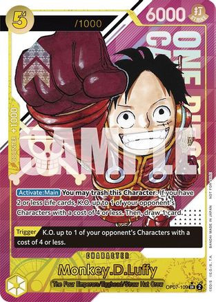 Monkey.D.Luffy (CS 2024 Event Pack) (OP07-109) One Piece Promotion