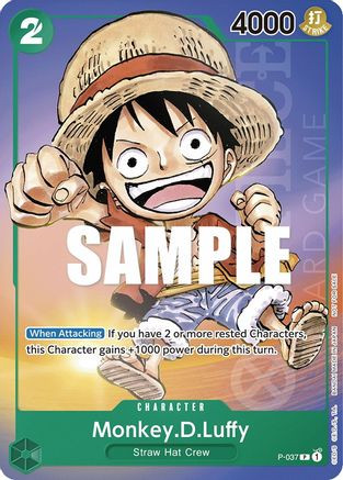 Monkey.D.Luffy (Gen Con 2023) (P-037) One Piece Promotion Cards