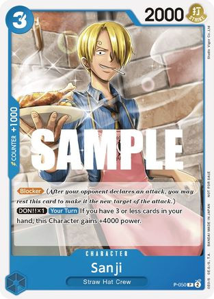 Sanji (Treasure Cup 2025) (OP10-005) One Piece Promotion Cards