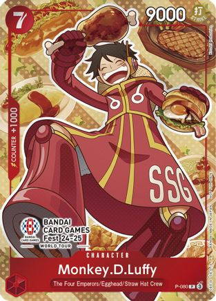 Monkey.D.Luffy (Bandai Card Games Fest 24-25) (P-080) One Piece