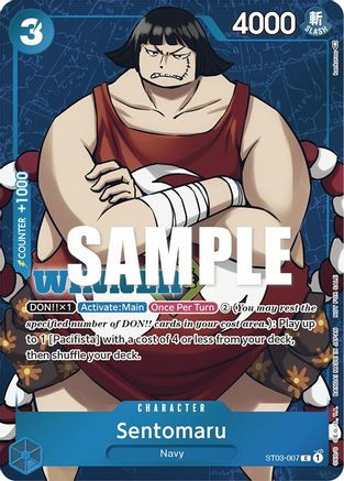 Sentomaru (Tournament Pack Vol. 3) [Winner] (ST03-007) One Piece Promotion  Cards Foil - Game Nerdz