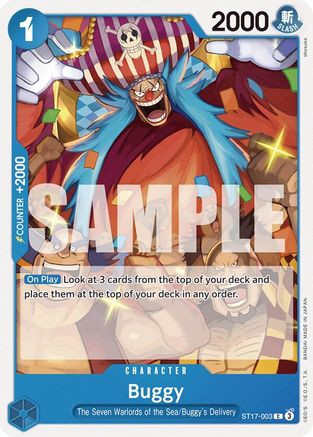 Buggy (ST17-003) Starter Deck 17: BLUE Donquixote Doflamingo - Game Nerdz