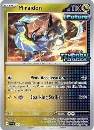 Miraidon - 092 92 - SV Scarlet Violet Promo Cards Holofoil - Game