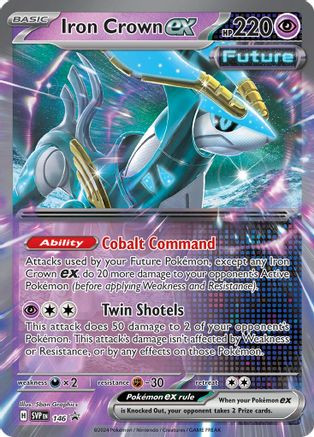 Iron Crown ex - 146 146 - SV Scarlet Violet Promo Cards Holofoil