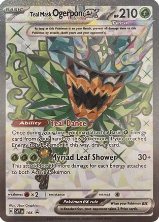 pokemon ogerpon cards Card Japanese Cornerstone Mask 049/063 sv9a U TCG [Colorless]. Teal Mask Ogerpon ex -