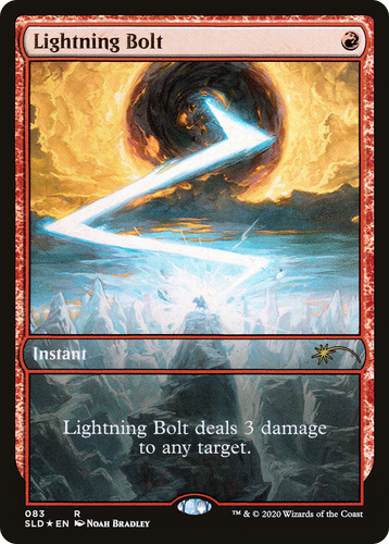Lightning Bolt (SLD-083) - Secret Lair Drop Foil - Game Nerdz