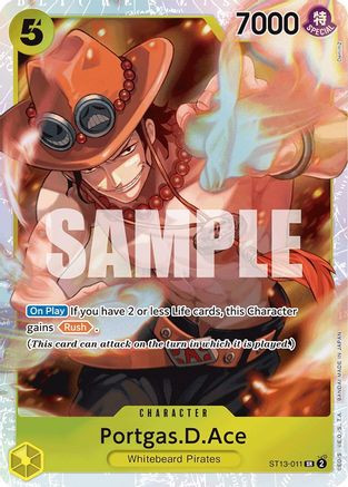 エース TCG ONE PIECE CARD GAME/[OP-02] PARAMOUNT WAR]Portgas D. Ace