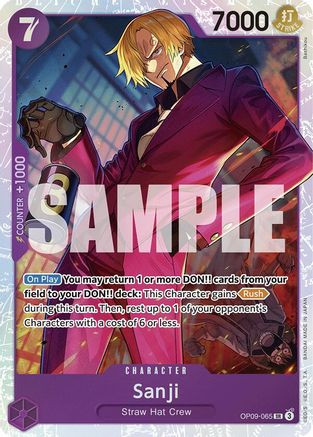 Sanji OP09-065 (Super Rare) Emperors in the New World ONE