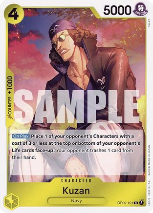 Kuzan (OP09-101) Emperors in the New World Foil - Game Nerdz Kuzan (OP09-101) Emperors in the New World Foil - Game Nerdz