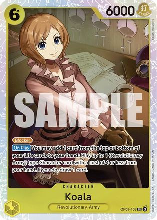 Koala (OP09-103) Emperors in the New World Foil - Game Nerdz
